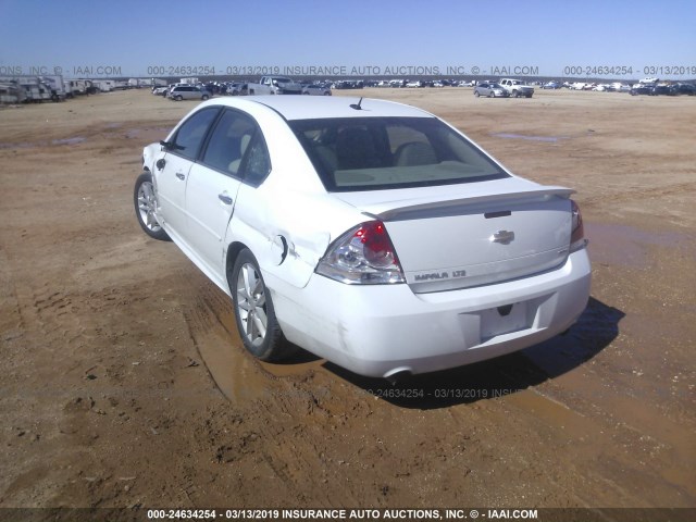 2G1WC5E31G1133486 - 2016 CHEVROLET IMPALA LIMITED LTZ WHITE photo 3