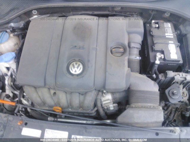 1VWAH7A31DC055265 - 2013 VOLKSWAGEN PASSAT S GRAY photo 10