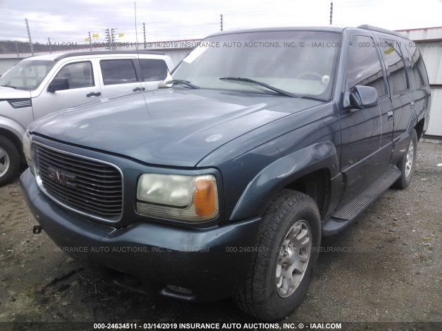 1GKEK13R3XR918268 - 1999 GMC DENALI BLUE photo 2