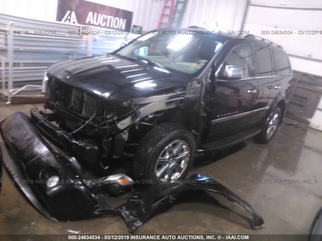 1A8HW58208F140409 - 2008 CHRYSLER ASPEN LIMITED BLACK photo 2