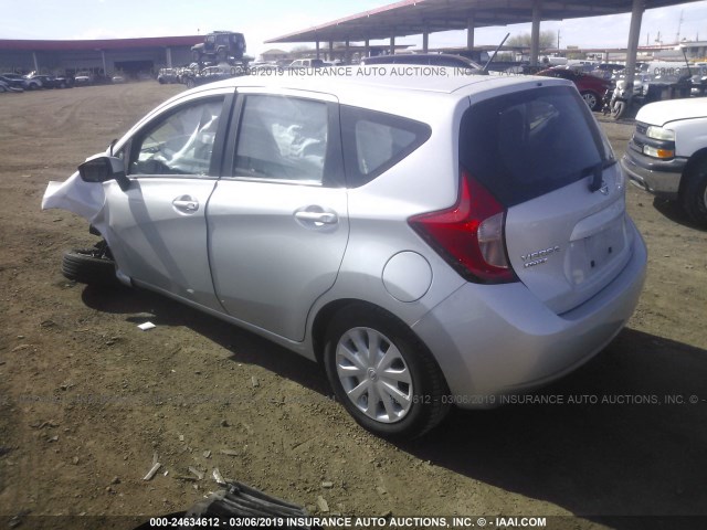 3N1CE2CP5GL370167 - 2016 NISSAN VERSA NOTE S/S PLUS/SV/SL/SR SILVER photo 3