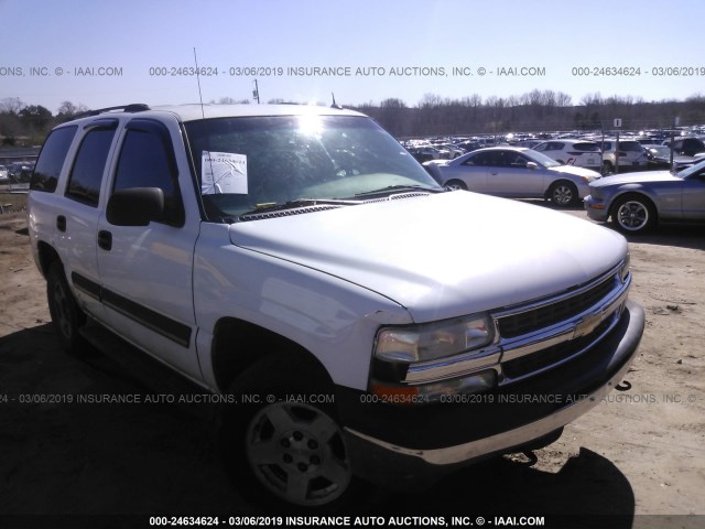 1GNEK13TX4J242717 - 2004 CHEVROLET TAHOE K1500 WHITE photo 6