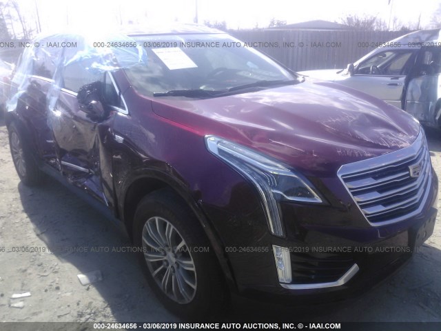 1GYKNBRS0HZ163890 - 2017 CADILLAC XT5 LUXURY BURGUNDY photo 1