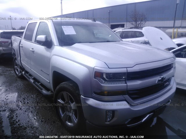 3GCUKREC9HG346493 - 2017 CHEVROLET SILVERADO K1500 LT SILVER photo 1