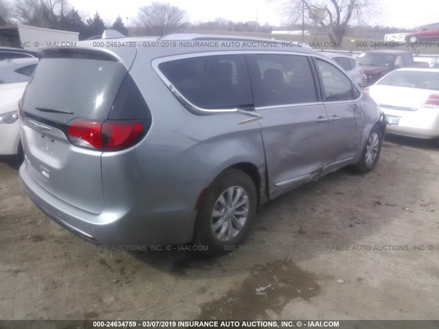 2C4RC1BG2KR561422 - 2019 CHRYSLER PACIFICA TOURING L GRAY photo 4