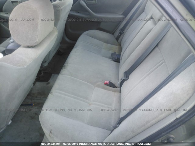 4T1BG22K31U039539 - 2001 TOYOTA CAMRY CE/LE/XLE SILVER photo 8