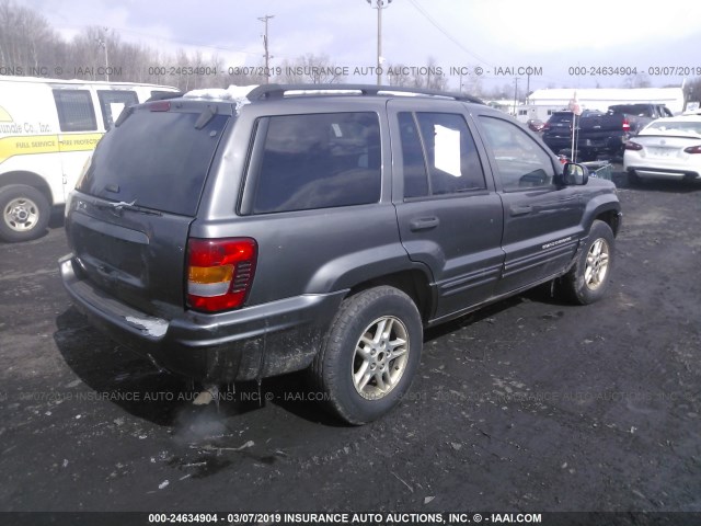 1J4GW48S74C347916 - 2004 JEEP GRAND CHEROKEE LAREDO/COLUMBIA/FREEDOM 灰色 照片 4
