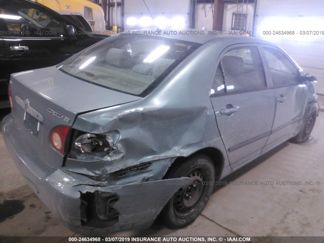 2T1BR32E87C751758 - 2007 TOYOTA COROLLA CE/LE/S GREEN photo 4