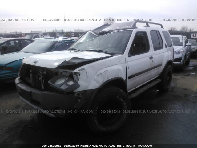 5N1ED28Y04C601375 - 2004 NISSAN XTERRA XE/SE WHITE photo 2