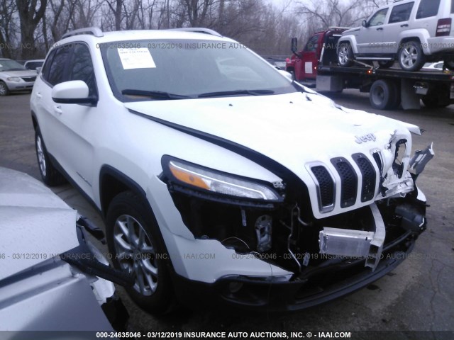 1C4PJMCS8GW241408 - 2016 JEEP CHEROKEE LATITUDE WHITE photo 1