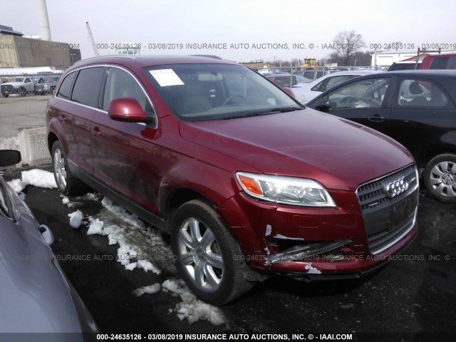 WA1BY74L67D066760 - 2007 AUDI Q7 3.6 QUATTRO PREMIUM BURGUNDY photo 1