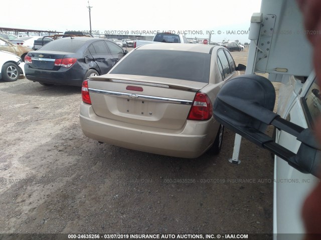 1G1ZT52805F309060 - 2005 CHEVROLET MALIBU LS GOLD photo 4