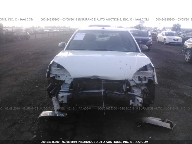 1G1ZT54814F106321 - 2004 CHEVROLET MALIBU LS WHITE photo 6