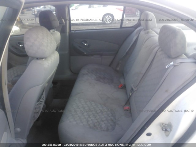 1G1ZT54814F106321 - 2004 CHEVROLET MALIBU LS WHITE photo 8