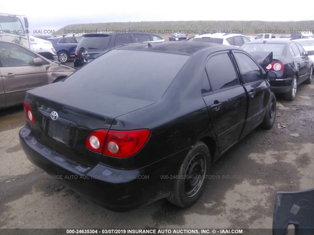 1NXBR32E37Z879386 - 2007 TOYOTA COROLLA CE/LE/S BLACK photo 4