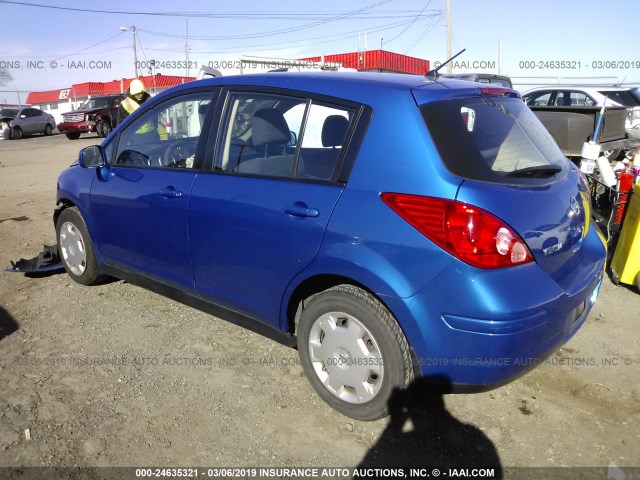 3N1BC13E19L352293 - 2009 NISSAN VERSA S/SL BLUE photo 3