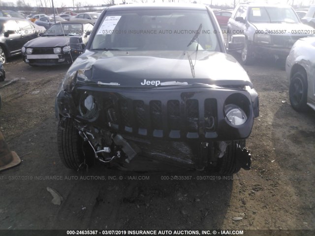 1C4NJRFB9HD195701 - 2017 JEEP PATRIOT LATITUDE BLACK photo 6