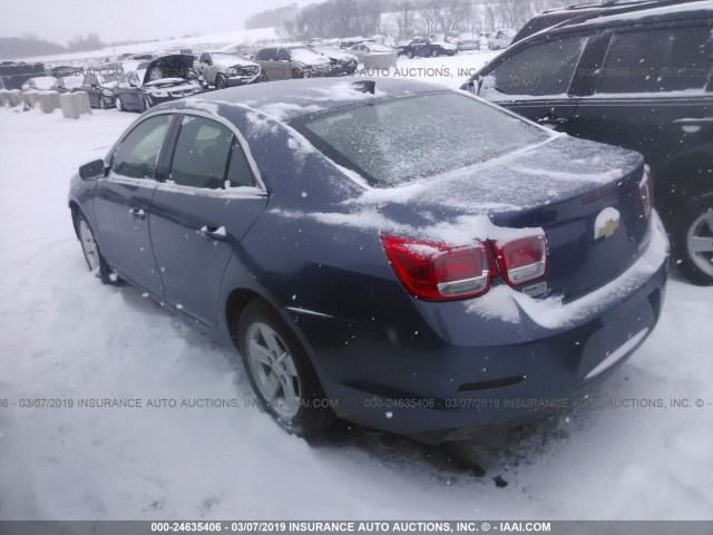 1G11A5SL2FF268584 - 2015 CHEVROLET MALIBU LS Light Blue photo 3
