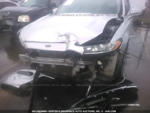 3FA6P0H72DR257633 - 2013 FORD FUSION SE 银色 照片 6