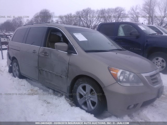 5FNRL3H98AB079228 - 2010 HONDA ODYSSEY TOURING TAN photo 6