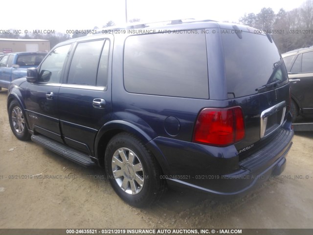 5LMFU28R54LJ05028 - 2004 LINCOLN NAVIGATOR 蓝色 照片 3