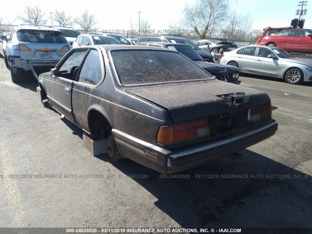 WBAEC8418J3267382 - 1988 BMW 635 CSI AUTOMATIC BLACK photo 6