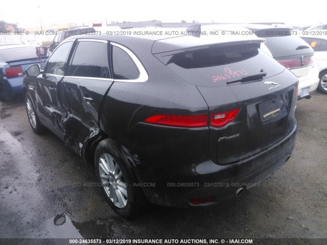 SADCK2GX9KA391429 - 2019 JAGUAR F-PACE PRESTIGE BLACK photo 3