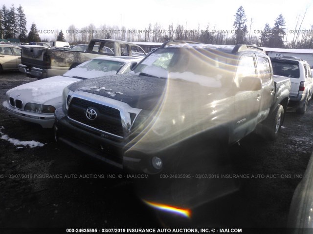 3TMLU4EN7BM071483 - 2011 TOYOTA TACOMA DOUBLE CAB 绿色 照片 2