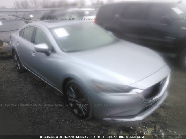 JM1GL1VM0J1308269 - 2018 MAZDA 6 TOURING SILVER photo 1