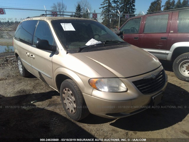 1C4GJ45331B165326 - 2001 CHRYSLER VOYAGER LX GOLD photo 1