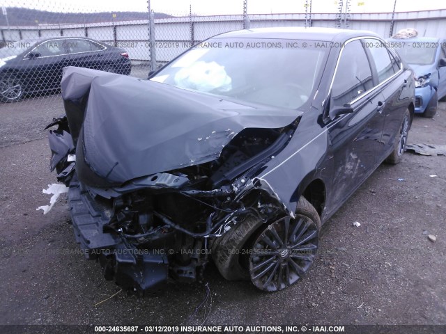 4T1BF1FK5GU188731 - 2016 TOYOTA CAMRY LE/XLE/SE/XSE BLACK photo 2