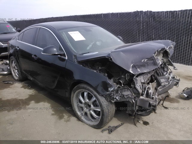 2G4GN5EX0E9254416 - 2014 BUICK REGAL PREMIUM BLACK photo 1