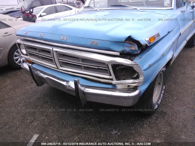 F10GNN60228 - 1972 FORD F100 Light Blue photo 6