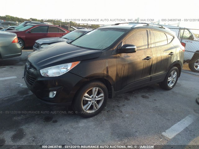 KM8JU3AC7DU659190 - 2013 HYUNDAI TUCSON GLS/LIMITED 黑色 照片 2