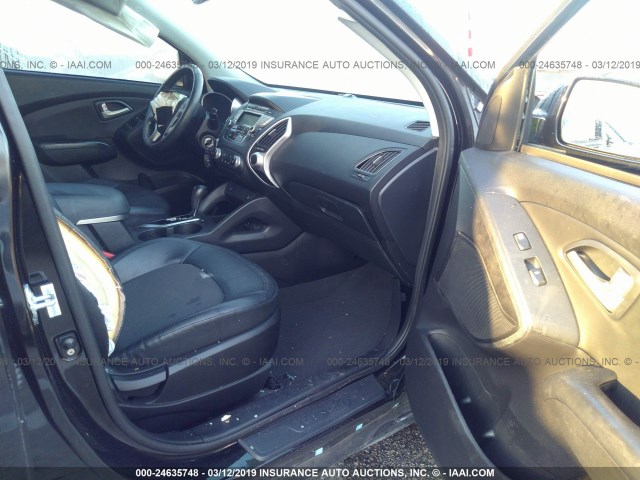 KM8JU3AC7DU659190 - 2013 HYUNDAI TUCSON GLS/LIMITED 黑色 照片 5