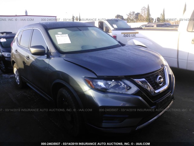 JN8AT2MT3HW382145 - 2017 NISSAN ROGUE S/SL/SV GRAY photo 1