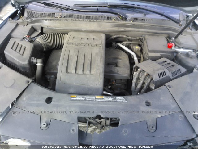 2GKALMEK7E6120927 - 2014 GMC TERRAIN SLE Light Blue photo 10