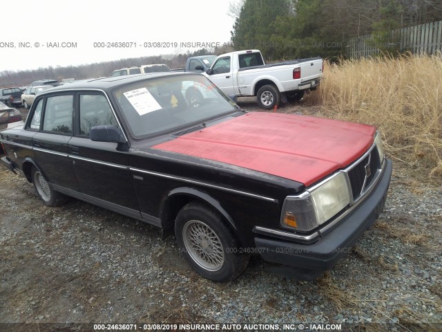 YV1AS8807N1473195 - 1992 VOLVO 240 GL BLACK photo 1