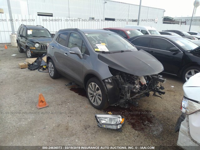 KL4CJASB4KB718182 - 2019 BUICK ENCORE PREFERRED GRAY photo 1