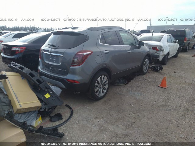 KL4CJASB4KB718182 - 2019 BUICK ENCORE PREFERRED GRAY photo 4