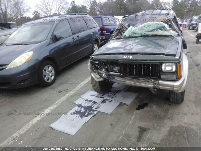 1J4FT78S6TL116462 - 1996 JEEP CHEROKEE COUNTRY GREEN photo 6