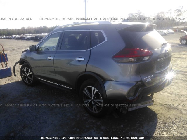 JN8AT2MV2HW283317 - 2017 NISSAN ROGUE S/SL/SV GRAY photo 3