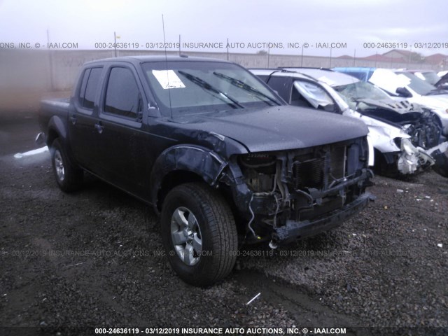 1N6AD0ER0CC426559 - 2012 NISSAN FRONTIER S/SV/SL/PRO-4X GRAY photo 1