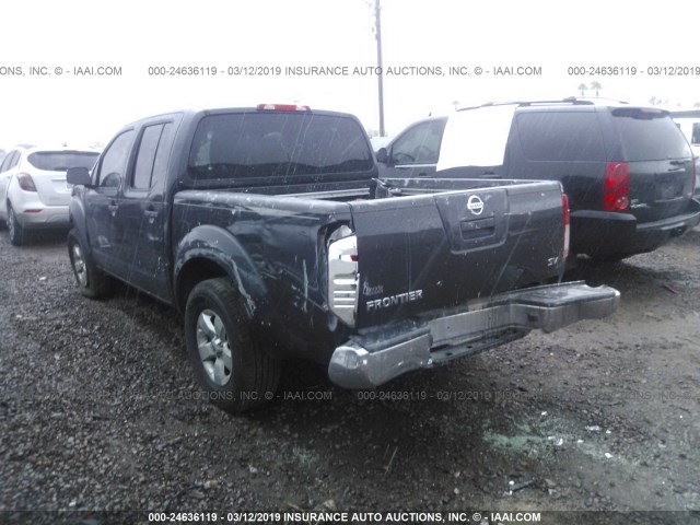 1N6AD0ER0CC426559 - 2012 NISSAN FRONTIER S/SV/SL/PRO-4X GRAY photo 3