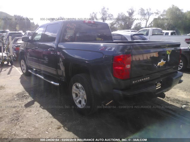 3GCUKREC1JG424724 - 2018 CHEVROLET SILVERADO K1500 LT GRAY photo 3