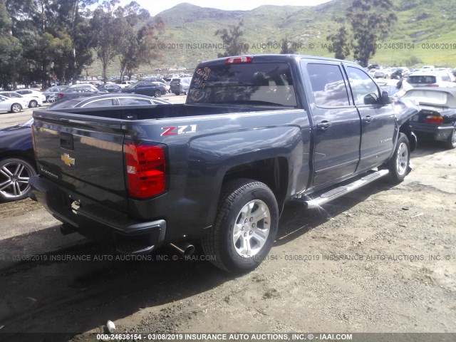 3GCUKREC1JG424724 - 2018 CHEVROLET SILVERADO K1500 LT GRAY photo 4