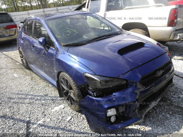 JF1VA1B6XJ9814542 - 2018 SUBARU WRX BLUE photo 1