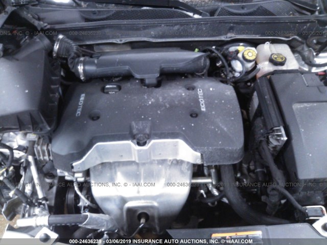 1G11C5SL1FF297147 - 2015 CHEVROLET MALIBU 1LT 银色 照片 10