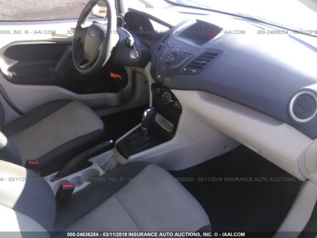 3FADP4AJ1DM184482 - 2013 FORD FIESTA S SILVER photo 5