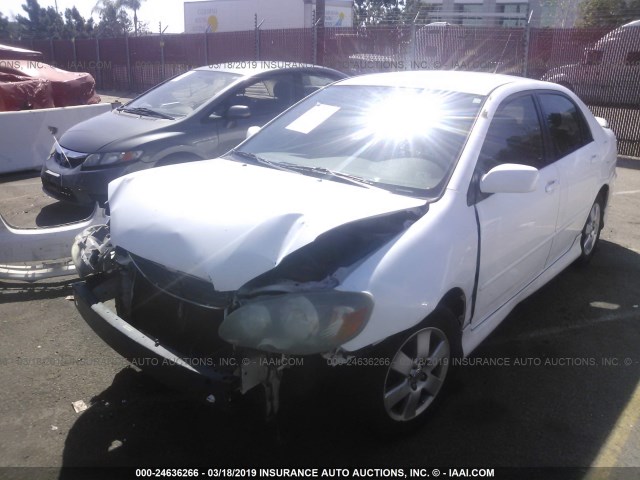 1NXBR32E46Z706927 - 2006 TOYOTA COROLLA CE/LE/S WHITE photo 2